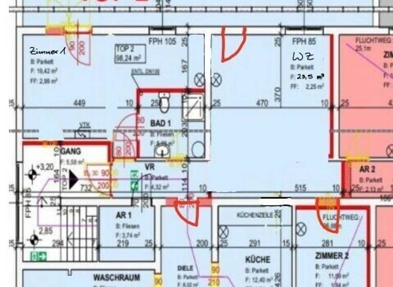 Terrassenwohnung zum Kauf 175.000 € 3,5 Zimmer 98,2 m² 1. Geschoss Dorfstraße Göttschach 2632