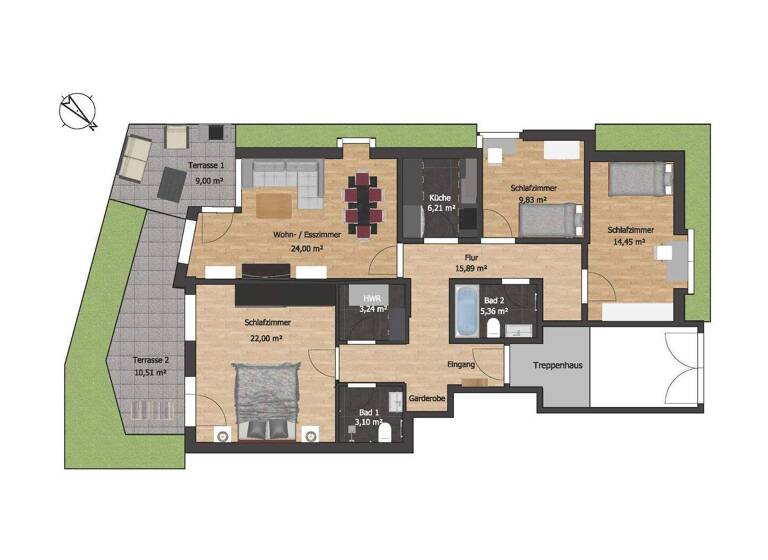 Wohnung zur Miete 1.380 € 4 Zimmer 115 m² EG Laubegast Dresden 01279