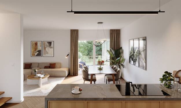 Maisonette zum Kauf - Neubau provisionsfrei 489.900 € 5 Zimmer 120,4 m² Dachgeschoss, 2. Geschoss Münzstraße 15 Öhringen Öhringen 74613