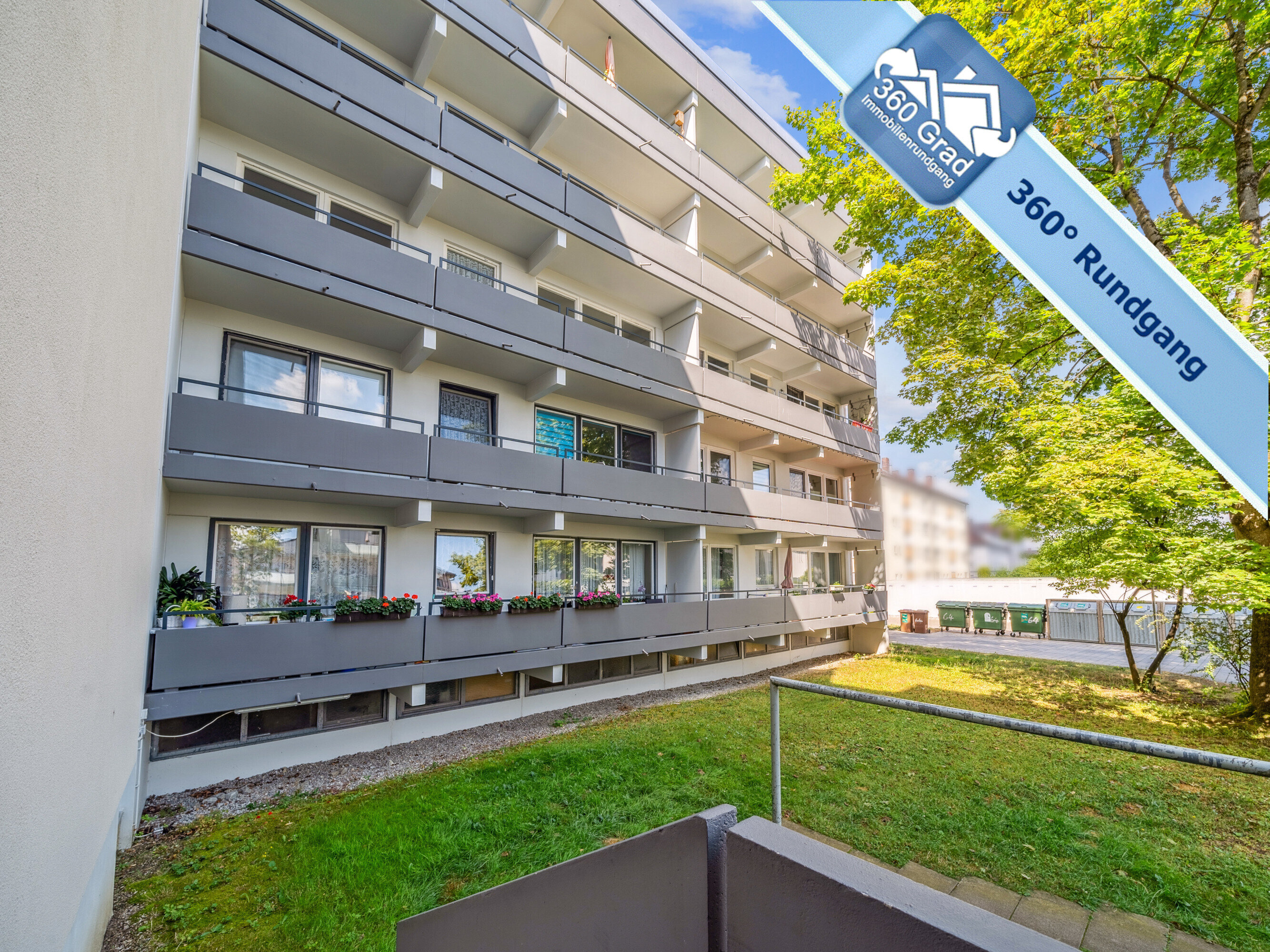 Wohnung zum Kauf 180.000 € 2 Zimmer 59 m²<br/>Wohnfläche 1.<br/>Geschoss Lechhausen - Ost Augsburg 86165