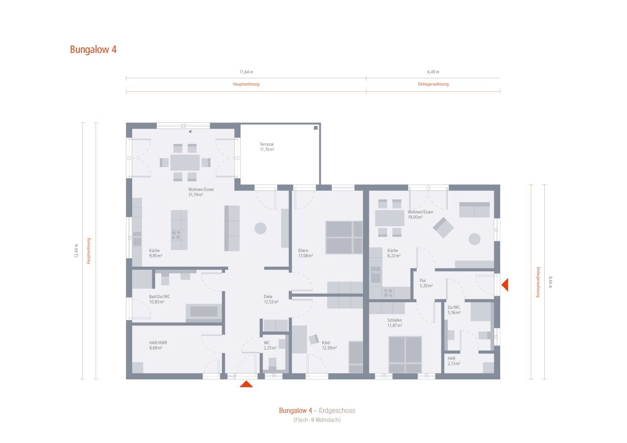 Bungalow zum Kauf provisionsfrei 590.000 € 5 Zimmer 168 m²<br/>Wohnfläche 850 m²<br/>Grundstück Blumenhagen Schwedt/Oder 16303