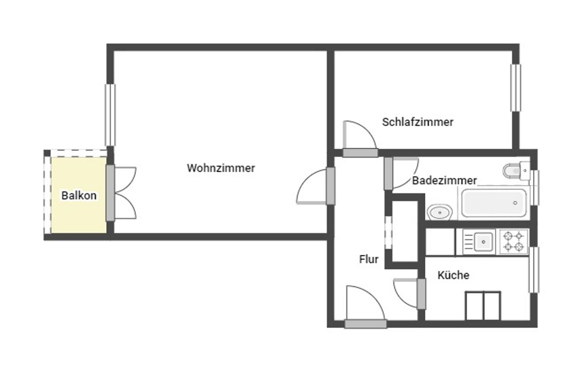 Immobilie zum Kauf als Kapitalanlage geeignet 225.000 € 2 Zimmer 49,8 m²<br/>Fläche Schlachtensee Berlin 14129