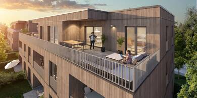 Penthouse zum Kauf - Neubau provisionsfrei 349.700 € 2,5 Zimmer 69 m² 2. Geschoss frei ab sofort Cappel Öhringen 74613
