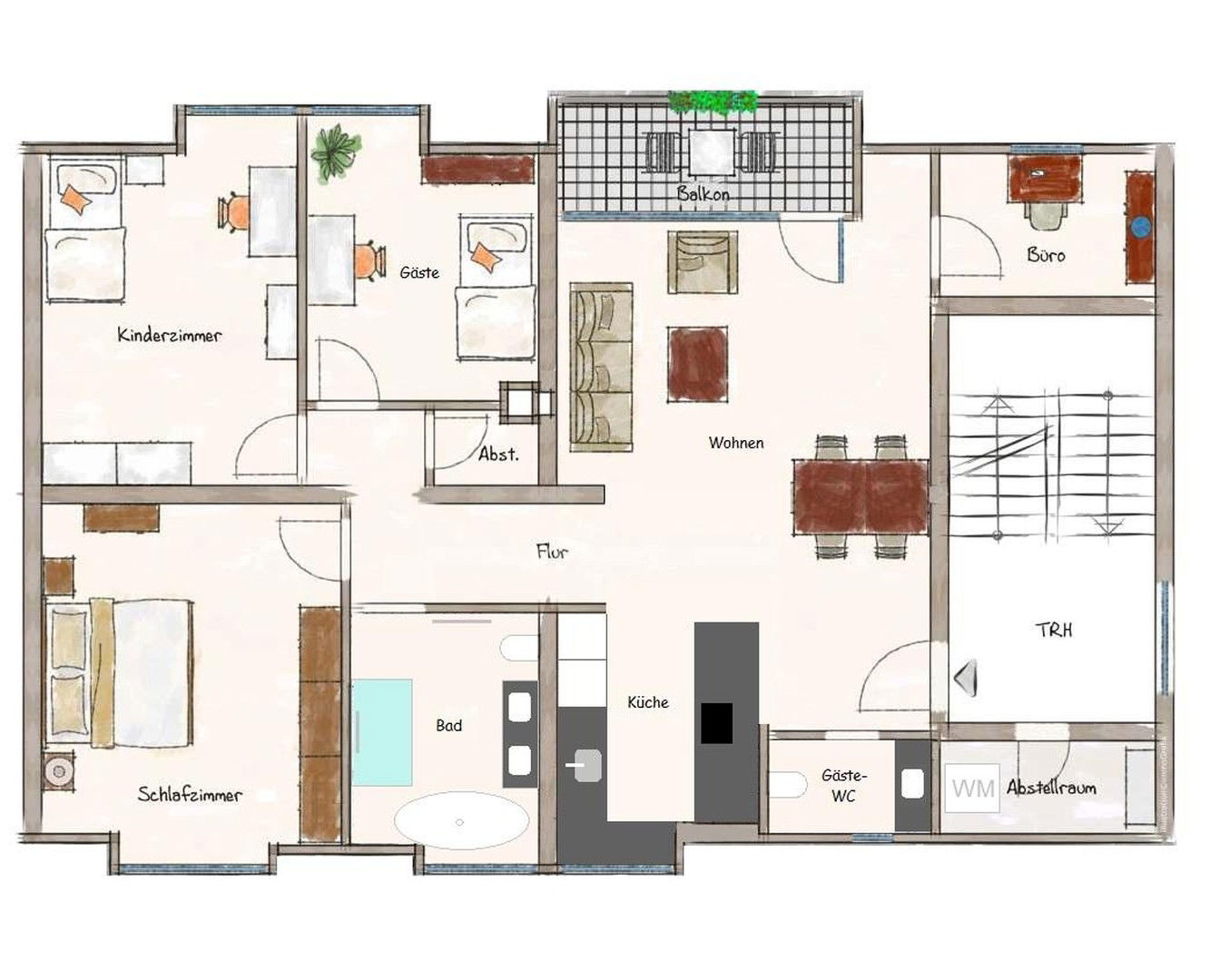 Wohnung zum Kauf provisionsfrei 520.000 € 4,5 Zimmer 100 m²<br/>Wohnfläche 1.<br/>Geschoss Sasel Hamburg 22393