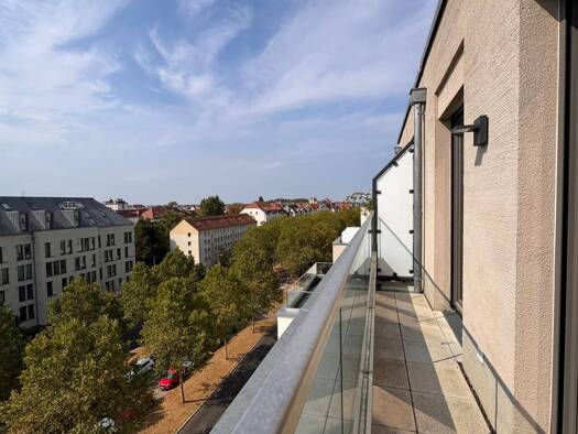 Penthouse zur Miete 987 € 2 Zimmer 56,7 m² 7. Geschoss frei ab sofort Kurt-Eisner-Str. 85-89 Südvorstadt Leipzig 04275