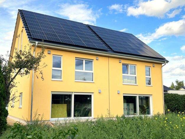 Doppelhaushälfte zur Miete - Erstbezug 2.675 € 6 Zimmer 158 m² 380 m² Grundstück frei ab 01.03.2026 An der Vogelweide 66 Burghausen-Rückmarsdorf Leipzig 04178