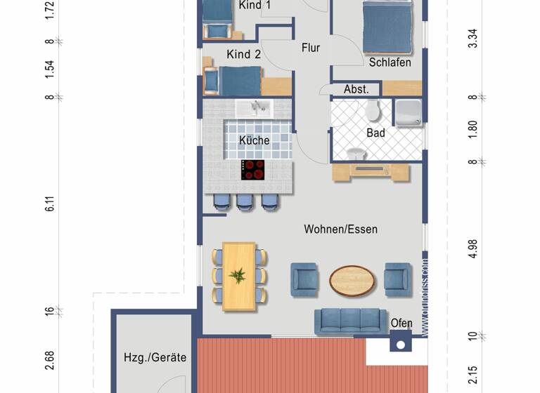 Haus zum Kauf 250.000 € 4 Zimmer 65 m² 820 m² Grundstück Ulsnis 24897