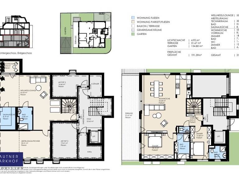 Wohnung zum Kauf - Erstbezug 1.190.000 € 4 Zimmer 171,5 m² frei ab 01.05.2026 Leon-Kellner-Weg Wien 1130