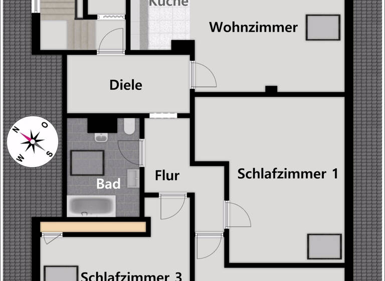 Wohnung zum Kauf provisionsfrei 377.000 € 4 Zimmer 106 m² EG frei ab sofort Landmannsdorf Adelzhausen 86559