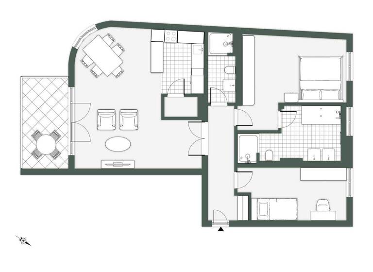 Wohnung zum Kauf 760.000 € 3 Zimmer 90 m² 2. Geschoss Mitte Berlin 10117