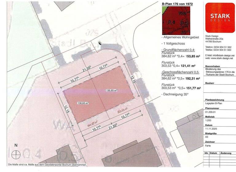 Grundstück zum Kauf 498.000 € 682 m² Grundstück Stiepel Bochum 44797