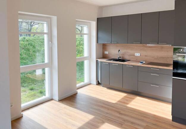 Wohnung zur Miete - Erstbezug 2.190 € 4 Zimmer 100 m² 1. Geschoss Carl-Adam-Petri-Straße Nedlitz Potsdam 14469