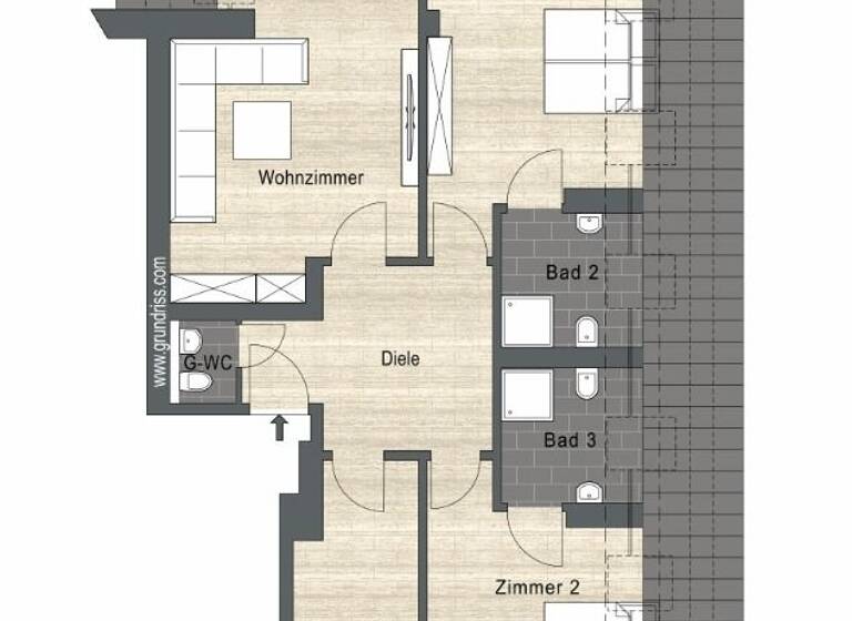 Wohnung zum Kauf 495.000 € 3 Zimmer 101 m² Biesdorf Berlin 12683