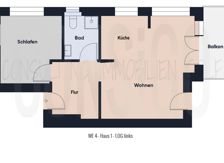 Wohnung zum Kauf - Erstbezug 374.000 € 2 Zimmer 50,9 m² 1. Geschoss frei ab 01.04.2026 Alt-Hohenschönhausen Berlin 13053