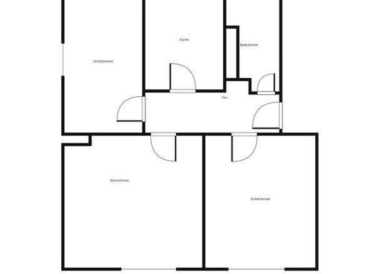 Wohnung zur Miete 563 € 3 Zimmer 64,7 m² frei ab 11.04.2026 Am Bahnhof 4 Vorsfelde Wolfsburg 38448