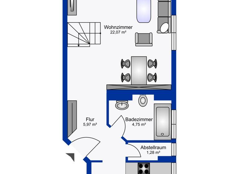 Maisonette zum Kauf 260.000 € 1,5 Zimmer 63 m² 2. Geschoss Wiesbaden 65195