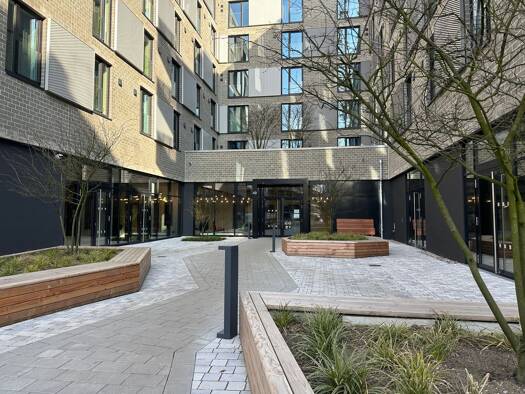 Studio zur Miete 1.015 € 1 Zimmer 36 m² 5. Geschoss frei ab sofort Billhorner Kanalstraße 49 Rothenburgsort Hamburg 20539