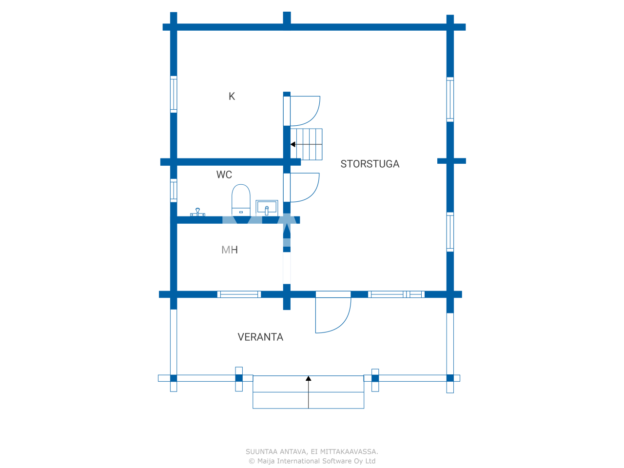 Haus zum Kauf 52.000 € 2 Zimmer 25,5 m²<br/>Wohnfläche 2.168 m²<br/>Grundstück Övre Vojakkala Kummu Haparanda 953 91