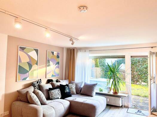 Terrassenwohnung zur Miete 1.300 € 2 Zimmer 55 m² Geschoss EG/2 frei ab sofort Junkerstraße 15 Büsingen am Hochrhein 78266