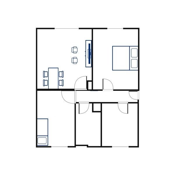 Wohnung zur Miete 640,56 € 3 Zimmer 57 m²<br/>Wohnfläche 12.10.2024<br/>Verfügbarkeit Brucknerstr. 12 Friedrichshafen - Mitte 4 Friedrichshafen 88046