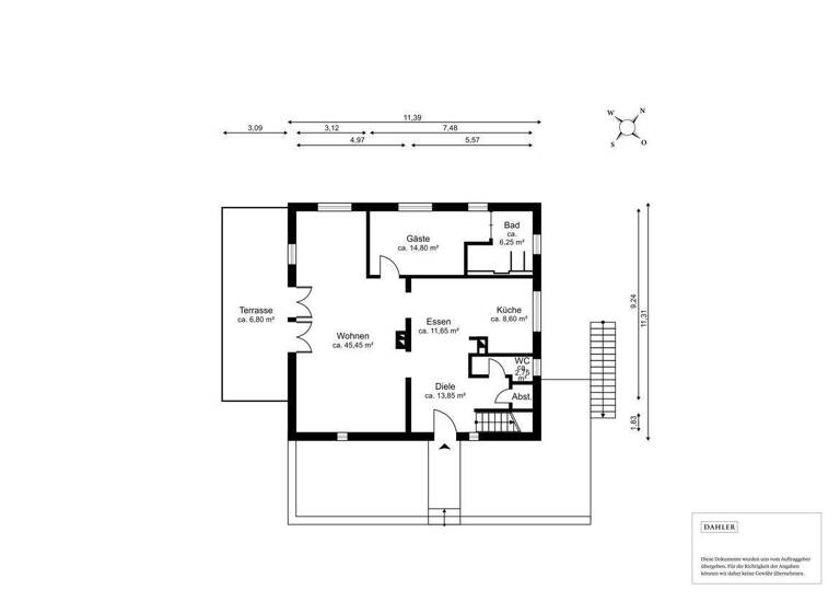 Einfamilienhaus zum Kauf 1.069.000 € 6 Zimmer 250 m² 1.189 m² Grundstück Waschenbach Mühltal 64367