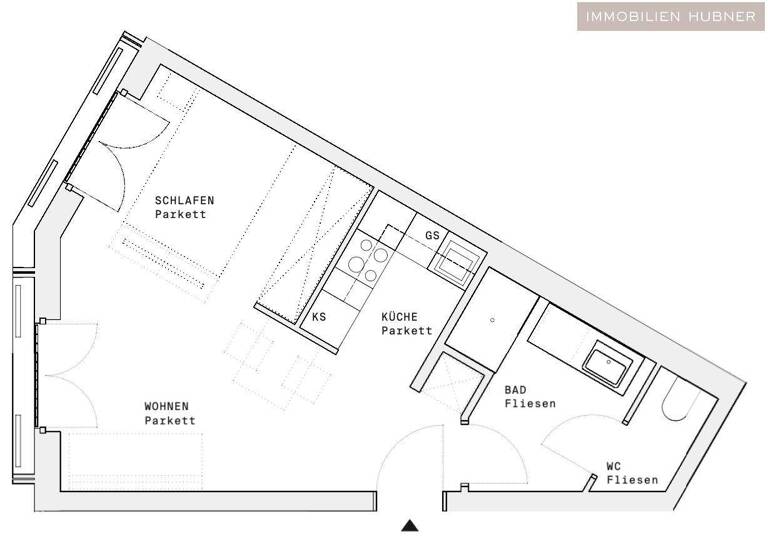 Studio zur Miete - Erstbezug 767 € 1 Zimmer 33 m² 11. Geschoss Wien 1220