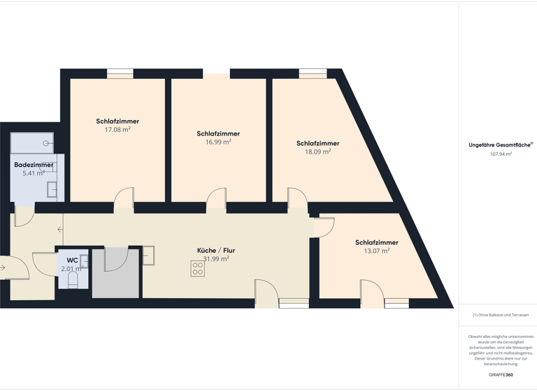 Studio zur Miete nur mit Wohnberechtigungsschein 770 € 1 Zimmer 44,9 m² 7. Geschoss frei ab 01.04.2026 Gummersbacher Straße 31b Deutz Köln 50679