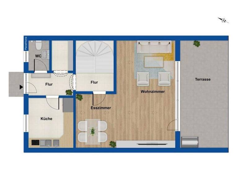 Reihenmittelhaus zum Kauf 645.000 € 5 Zimmer 162 m² 326,3 m² Grundstück Traunstein 83278