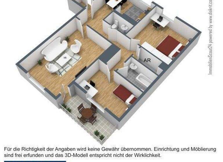 Wohnung zur Miete 718 € 3 Zimmer 78 m² 4. Geschoss frei ab 08.03.2026 Kleiberweg 12 Schüren Dortmund 44269