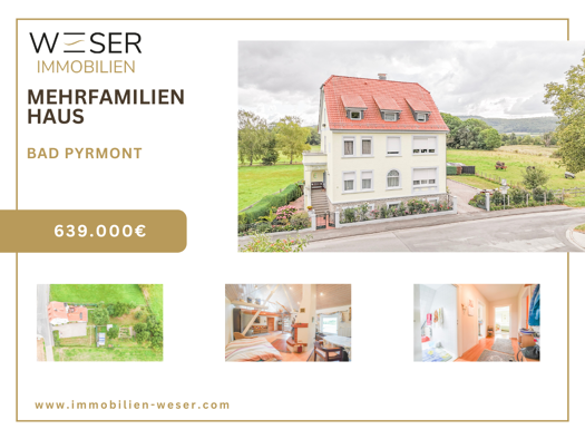 Haus zum Kauf 639.000 € 14 Zimmer 413,9 m² 2.301 m² Grundstück Bad Pyrmont 31812