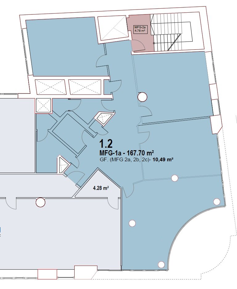 Bürofläche zur Miete 19 € 366 m²<br/>Bürofläche Friedrichshain Berlin 10247