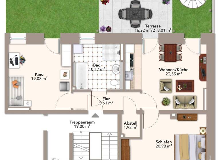 Wohnung zur Miete 894 € 3 Zimmer 89,4 m² frei ab 01.04.2026 Alt Salbke 67 Salbke Magdeburg 39122