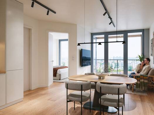 Wohnung zur Miete - Erstbezug 965 € 2 Zimmer 47 m² 3. Geschoss frei ab 01.11.2026 Kolbermoor 83059
