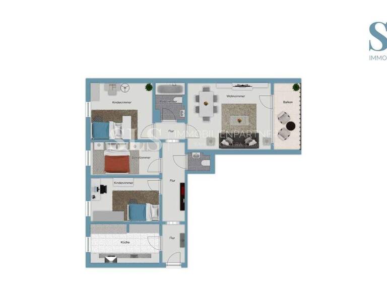 Wohnung zum Kauf 175.000 € 4 Zimmer 86 m² 3. Geschoss frei ab 01.05.2026 Höntrop Bochum 44869
