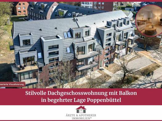 Wohnung zum Kauf - Erstbezug 395.000 € 2 Zimmer 52,8 m² Poppenbüttel Wandsbek 22399