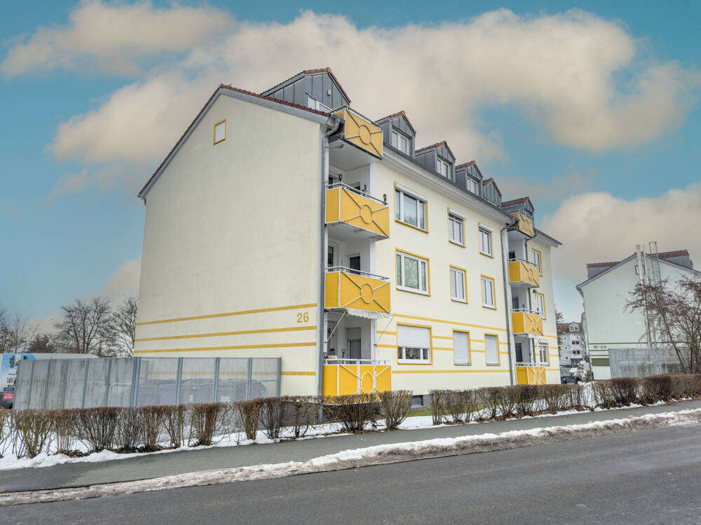 Immobilie in Coburg - Kapitalanlage nahe Hochschule: Vermietete 2-Zimmer-Wohnung mit Entwicklungspotenzial - Bild 0