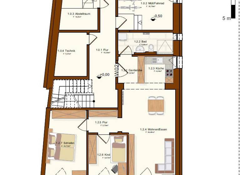 Wohnung zum Kauf provisionsfrei 336.000 € 3 Zimmer 70 m²<br/>Wohnfläche EG<br/>Geschoss ab sofort<br/>Verfügbarkeit Neustadt Neustadt an der Aisch 91413
