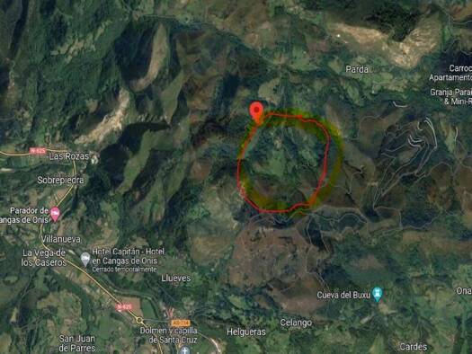 Acker-/Waldstück zum Kauf 1.500 € Cangas de Onís 33550