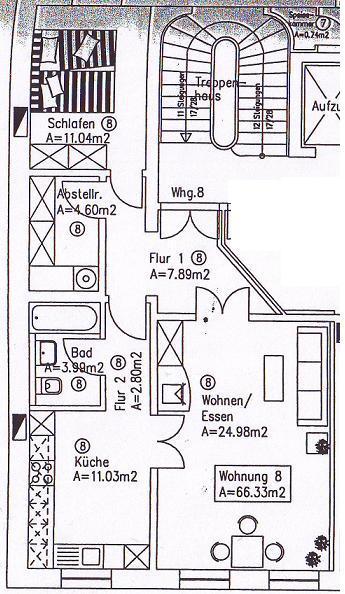 Wohnung zur Miete 670 € 2 Zimmer 67 m²<br/>Wohnfläche 2.<br/>Geschoss ab sofort<br/>Verfügbarkeit Lessingstr. 16 Zentrum - West Leipzig 04109