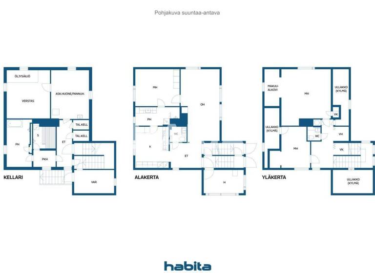Einfamilienhaus zum Kauf 79.000 € 5 Zimmer 150 m² 1.231 m² Grundstück Vainionkatu 20 Kemi 94200