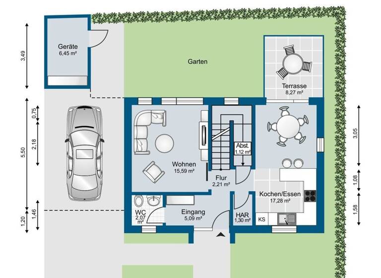Einfamilienhaus zur Miete 1.485 € 5 Zimmer 110 m²<br/>Wohnfläche 192 m²<br/>Grundstück Darme Lingen 49809