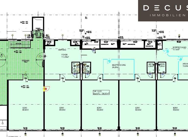 Büro zur Miete 9 € Wien 1220