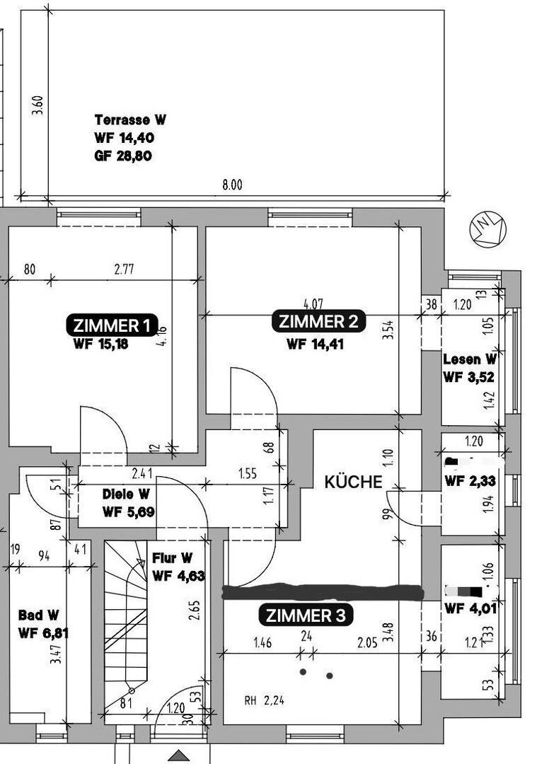 Terrassenwohnung zur Miete 2.450 € 3 Zimmer 88,5 m²<br/>Wohnfläche EG<br/>Geschoss Kilihofstr.2 Trudering - Riem München 81825