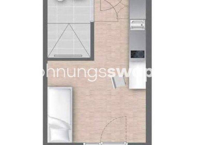 Studio zur Miete Tauschwohnung 670 € 1 Zimmer 22 m² 4. Geschoss Pasing-Obermenzing München 81241