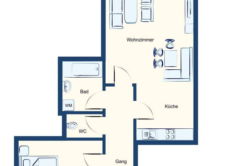 Wohnung zum Kauf 230.000 € 2 Zimmer 53,4 m² 1. Geschoss Reichsstraße 7a Lustenau 6890