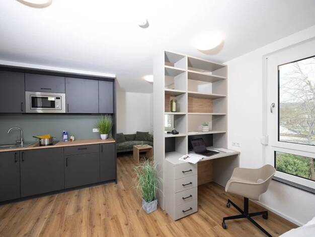 Studio zur Miete Wohnen auf Zeit 505 € 1 Zimmer 24 m² frei ab sofort Karlstraße 23 Innenstadt Heidenheim an der Brenz 89518