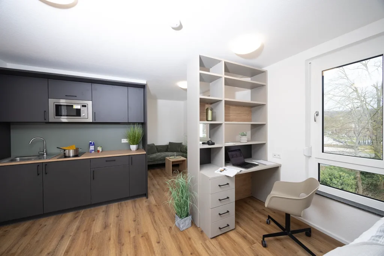 Studio zur Miete Wohnen auf Zeit 505 € 1 Zimmer 24 m² frei ab 01.07.2025 Karlstraße 23 Nord Heidenheim an der Brenz 89518