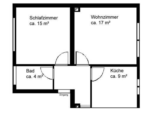 Wohnung zur Miete 600 € 2 Zimmer 50 m² 1. Geschoss frei ab 15.07.2026 Schloßäckerstr. xx Steinbühl Nürnberg 90443