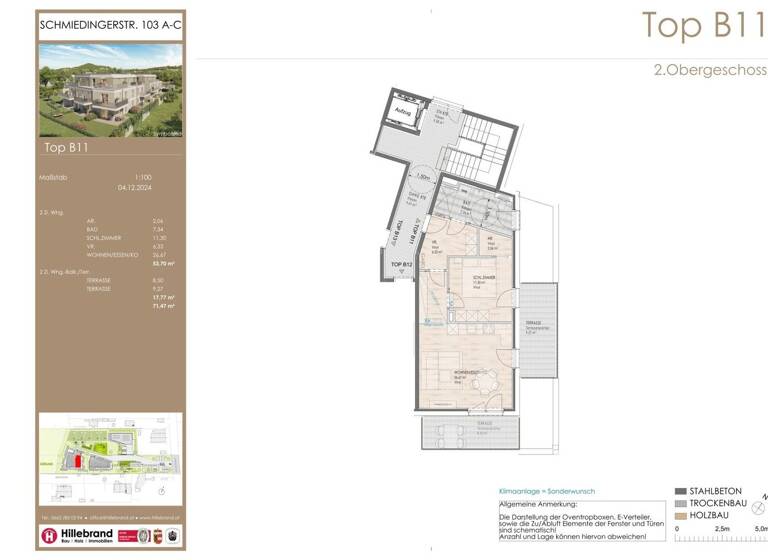 Wohnung zum Kauf - Erstbezug 450.000 € 2 Zimmer 53,7 m² Schmiedingerstraße 103 Liefering II Salzburg 5020