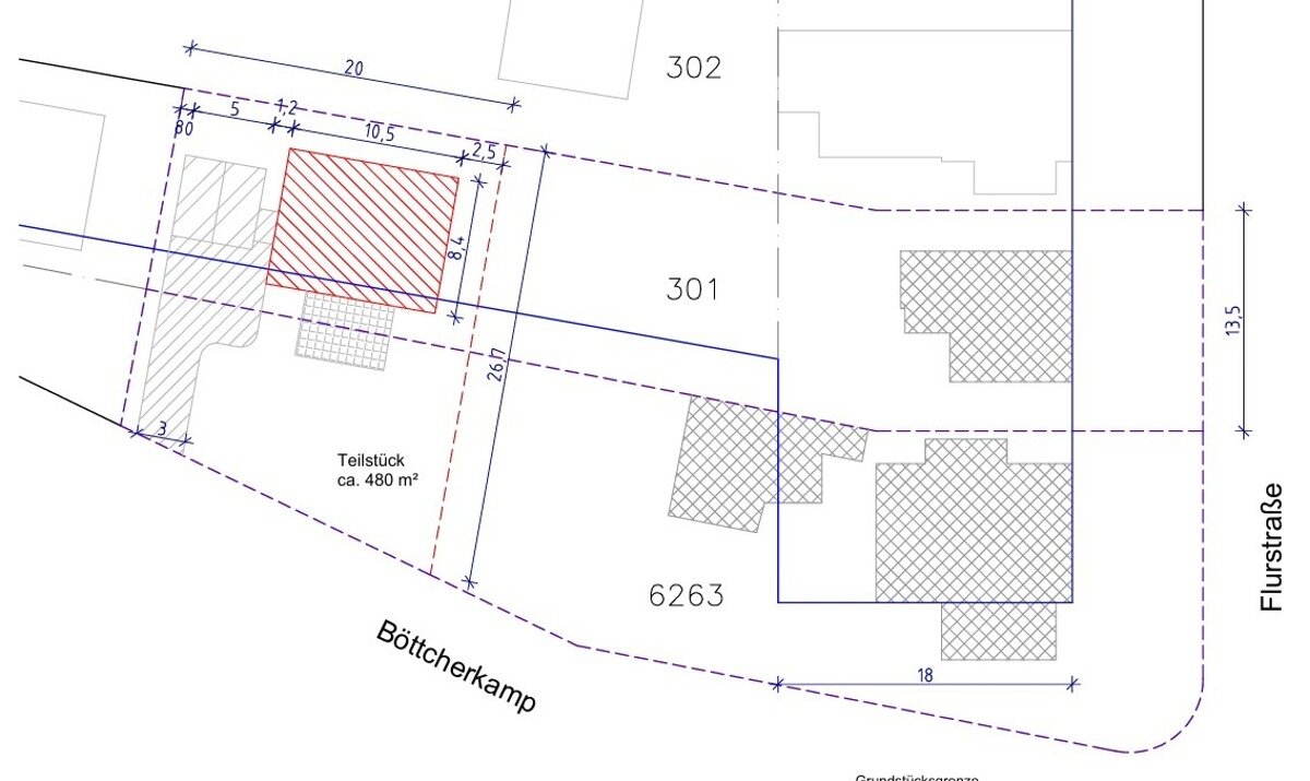 Grundstück zum Kauf 330.000 € 480 m²<br/>Grundstück Lurup Hamburg 22549